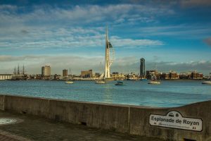 Portsmouth is a port city in Hampshire, England